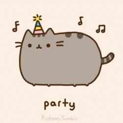 Pusheen Cat GIF - Pusheen Cat Party GIFs