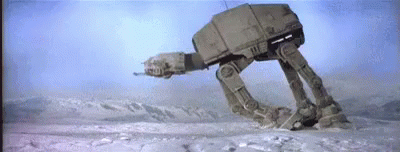 Fail Walker - Star Wars GIF - Star Wars Walker Robot GIFs