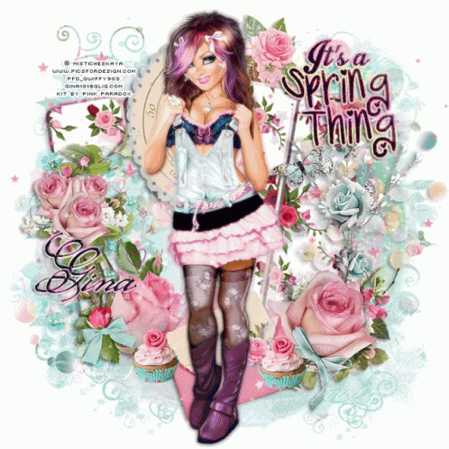 Gina101 Spring Thing GIF - Gina101 Spring Thing Cup Cakes GIFs
