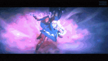 marisa honkai is the name of the artist behind this animated video