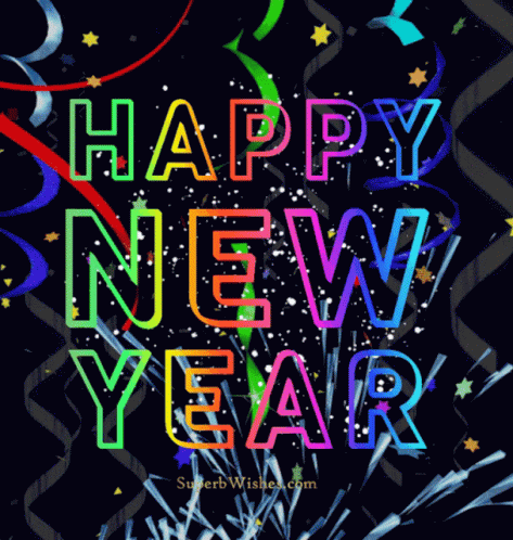 Happy New Year Hny GIF - Happy New Year Hny Fireworks GIFs