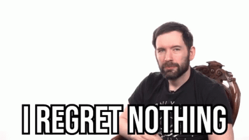 Regret Nothing Suck It GIF - Regret Nothing Suck It Colleagues GIFs