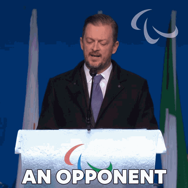 An Opponent Doesnt Have To Be An Enemy GIF - An Opponent Doesnt Have To Be An Enemy Andrew Parsons GIFs
