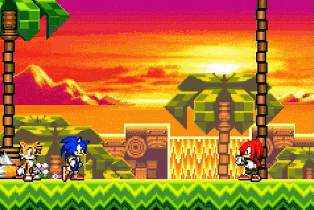 Sonic Advance_3 Sonic GIF - Sonic Advance_3 Sonic Knuckles GIFs