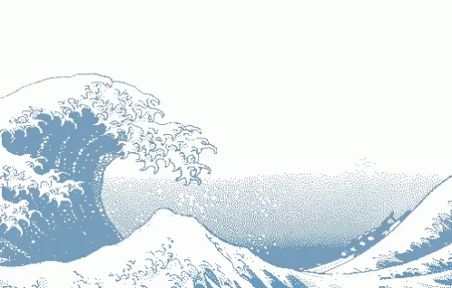 The Great Wave Off Kanagawa Wave GIF