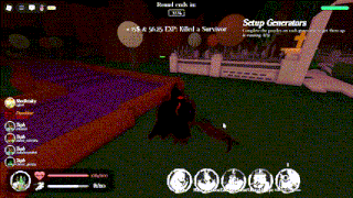 a screenshot of a video game with the words setup generators on the bottom of the screen