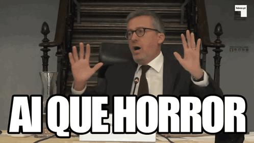 Ai Que Horror Carlos Moedas GIF - Ai Que Horror Carlos Moedas Ai Que Horror O Carlos Moedas GIFs