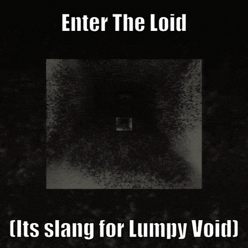 a black and white poster that says enter the loid on it