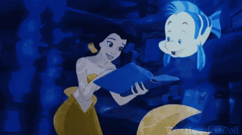 Mermaid Book GIF