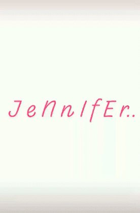 Name Jennifer GIF - Name Jennifer Heart GIFs