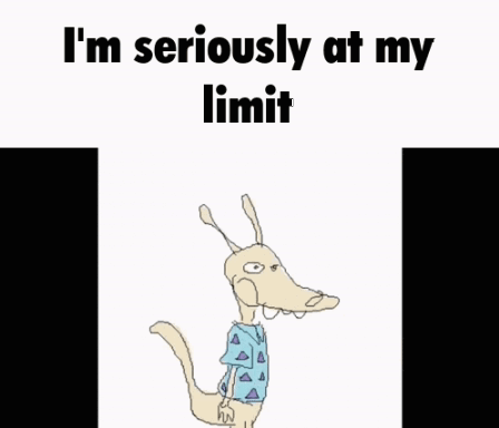 Rocko At My Limit GIF - Rocko At My Limit I'M Seriously At My Limit GIFs