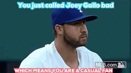Joey Gallo Casual Fan GIF - Joey Gallo Casual Fan Texas Rangers GIFs