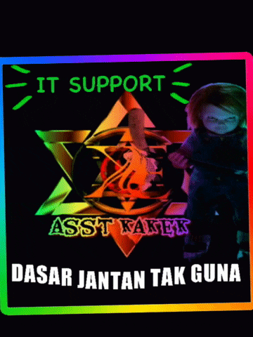 a poster that says it support asst katek