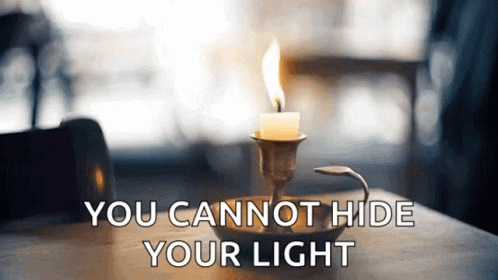 Candle Flame GIF - Candle Flame You Cannot Hide You Light GIFs