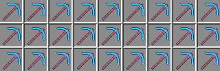 there are many different types of pickaxes in this game