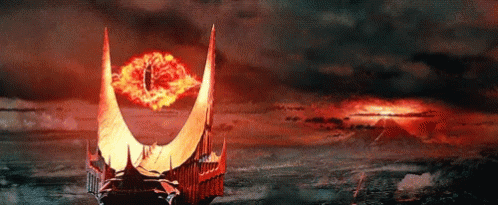Eye Of Sauron Fire GIF - Eye Of Sauron Fire Lord Of The Rings GIFs