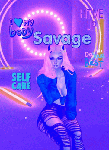 Imvu Savage GIF - Imvu Savage Self Care GIFs