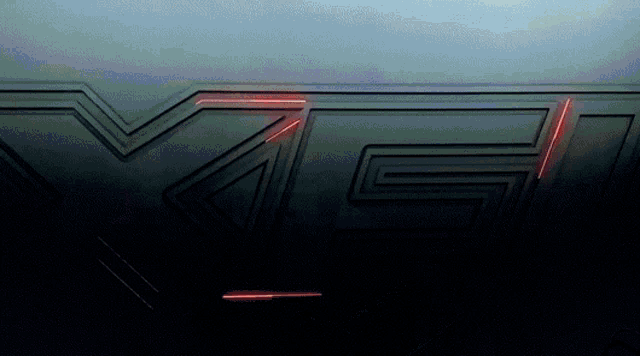 a dark background with a red line that says y