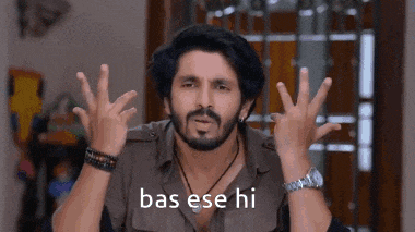 a man with a beard is making a funny face with his hands in the air and the words bas ese hi on the bottom