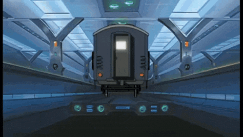 a cartoon drawing of a train with the letters mm on the back of it