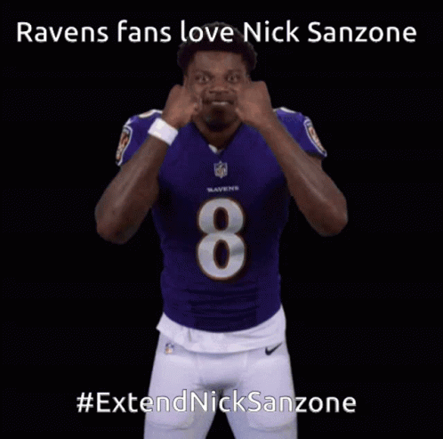 Ravens Nick Sanzone GIF - Ravens Nick Sanzone Baltimore GIFs