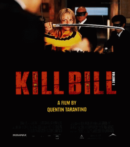 Uma Thurman Movie Poster GIF - Uma Thurman Movie Poster Kill Bill GIFs