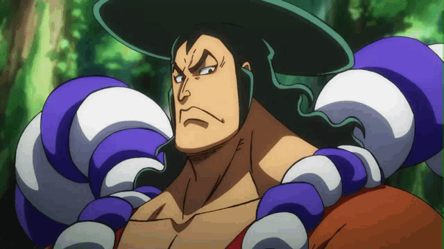 a cartoon drawing of a man wearing a hat and striped sleeves