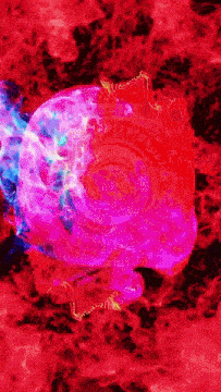 a red background with a skull and the word shut down