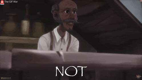 a cartoon of a man with a mustache and the words today