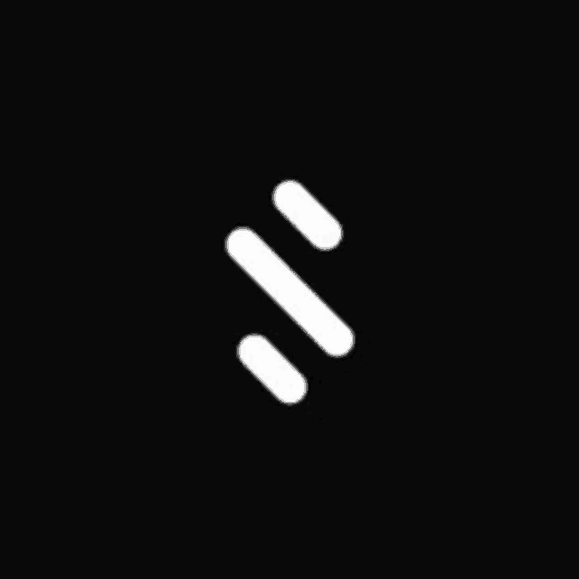a black background with two white lines on it