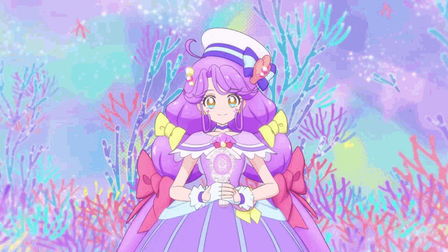 Tropical Rouge Precure Cure Coral GIF - Tropical Rouge Precure Cure Coral Anime GIFs