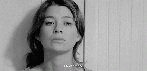 Greys Anatomy Meredith Grey GIF - Greys Anatomy Meredith Grey I Feel Empty GIFs