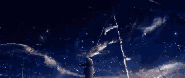 the word sky is on a blue background