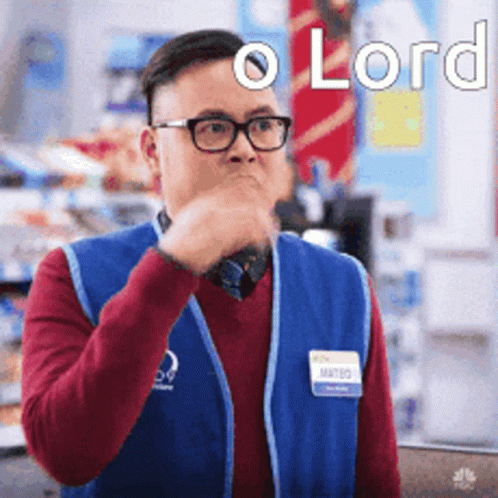 Oh Lord Walmart GIF - Oh Lord Walmart Scared GIFs