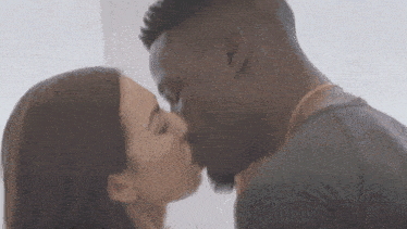 a man and a woman kissing with the words hop on fortnite above them