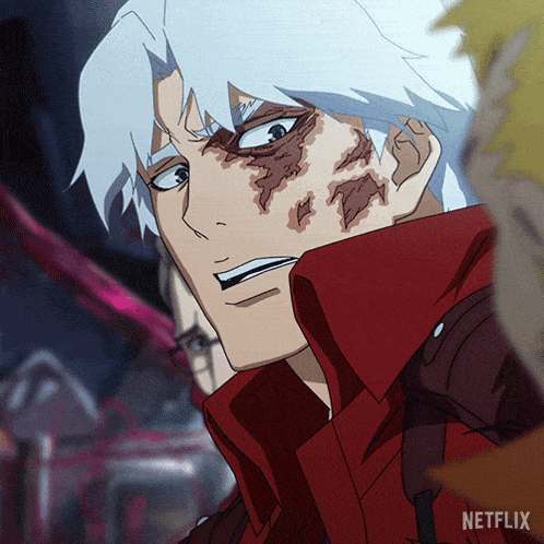 a close up of a cartoon character with a netflix logo in the corner