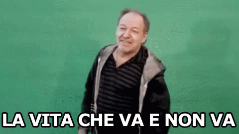 Vasco Rossi La Vita Che Va E Non Va Cantante GIF - Vasco Rossi Life Goes On Italian Singer GIFs