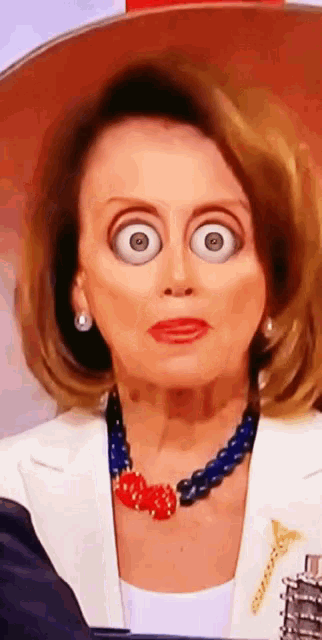 Nancy Pelosi Eyes GIF - Nancy Pelosi Eyes GIFs