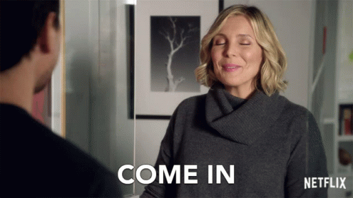 Come In Grace And Frankie GIF - Come In Grace And Frankie Season1 GIFs