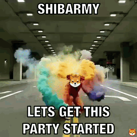 Shiba Inu Party Started Shib GIF - Shiba Inu Shiba Party Started Shib GIFs