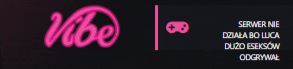 a neon sign that says vibe with a game controller on it