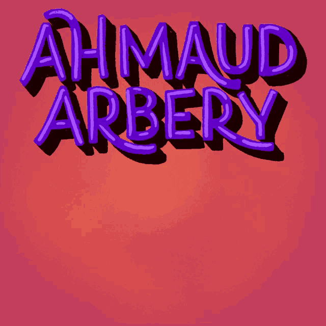 a poster that says ahmad arbery cant vote in the georgia runoff