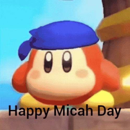 Waddle Dee Micah GIF - Waddle Dee Micah Happy Micah Day GIFs
