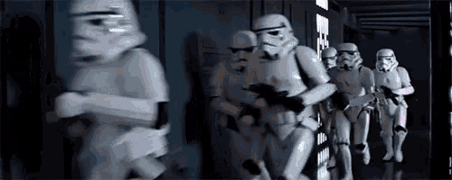 Star Wars Flee GIF - Star Wars Flee Run GIFs