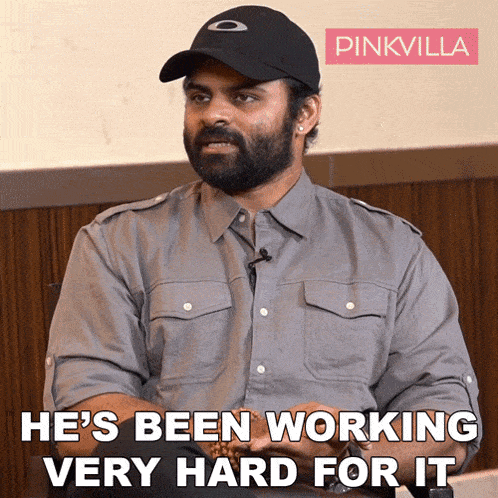 He'S Been Working Very Hard For It Sai Dharam Tej GIF - He'S Been Working Very Hard For It Sai Dharam Tej Pinkvilla GIFs