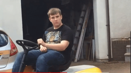 Nonce On Lawnmower Adam Arnold GIF - Nonce On Lawnmower Adam Arnold Lawnmower GIFs