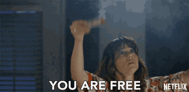 You Are Free Judy Hale GIF - You Are Free Judy Hale Linda Cardellini GIFs