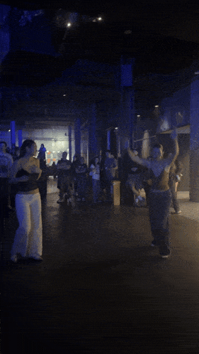 a blurry image of a person doing a handstand