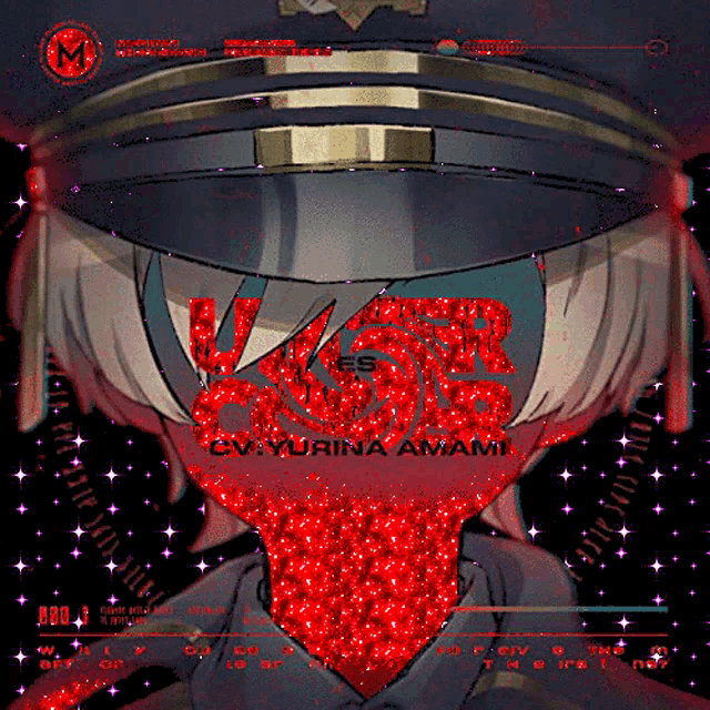a picture of a person with a hat that says " cv : yurina amami "