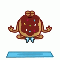 Donut Meditate GIF - Donut Meditate Zen GIFs